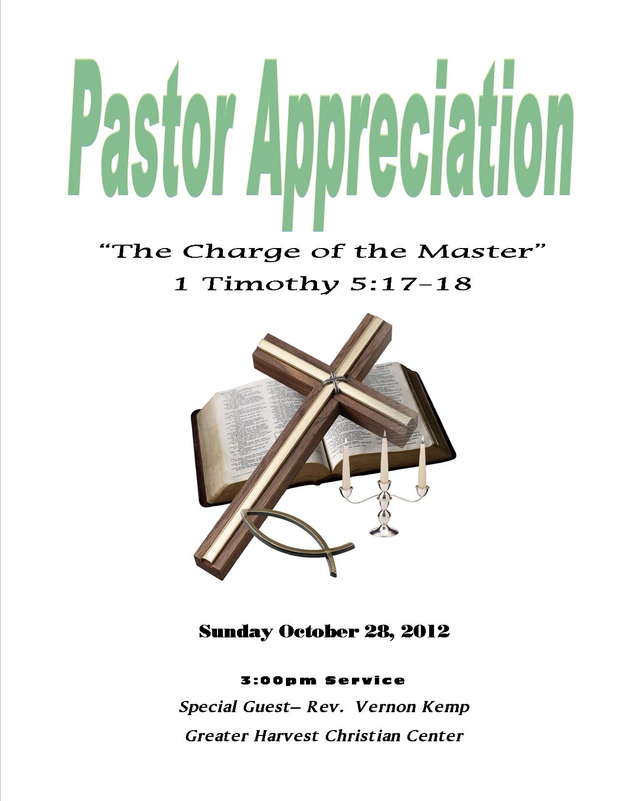 Pastor Appreciation Clip Art Free.