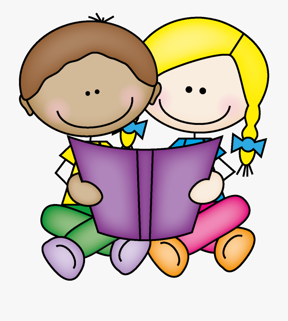 Picture Of Little Kids Reading Book Clipart Cliparts.