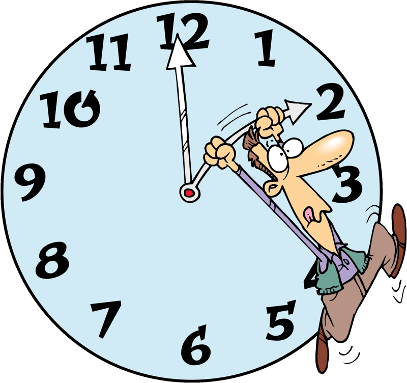 Time Change Clock Clipart.