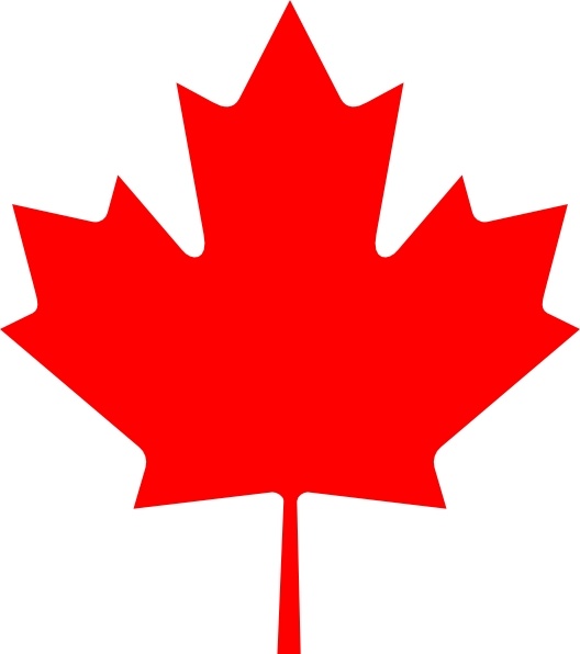 Flag Of Canada Leaf clip art Free vector in Open office.