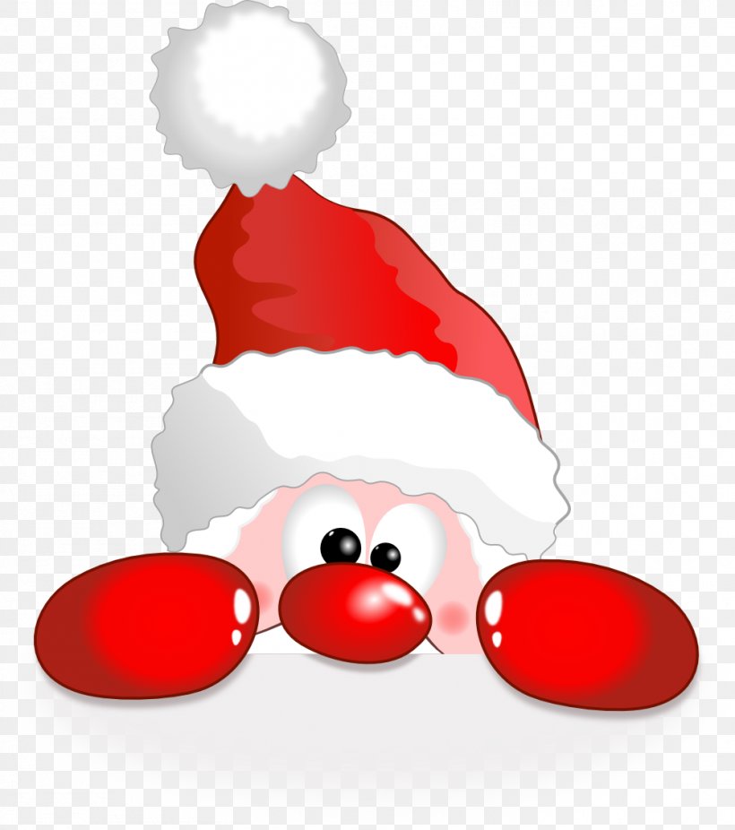 Rudolph Funny Santa Claus Reindeer Christmas, PNG.