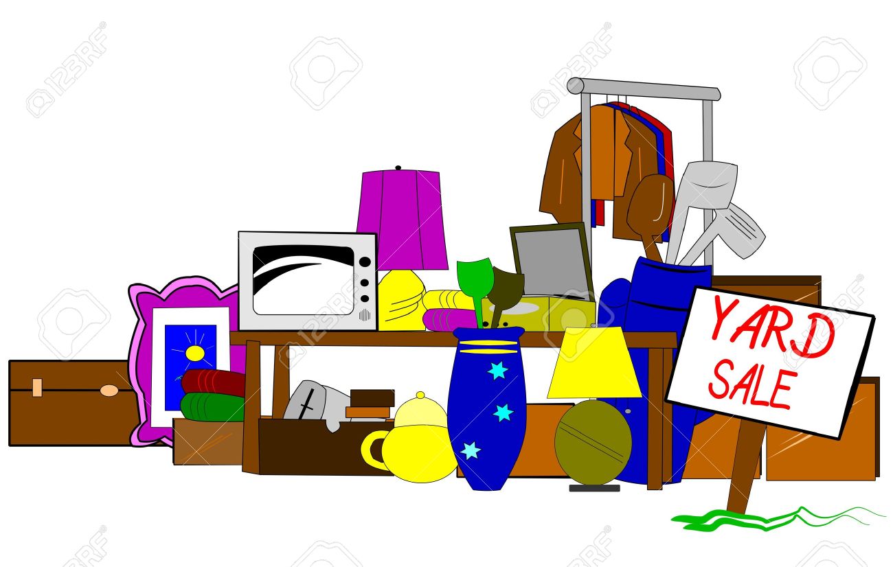 Yard Sale Clipart Images.