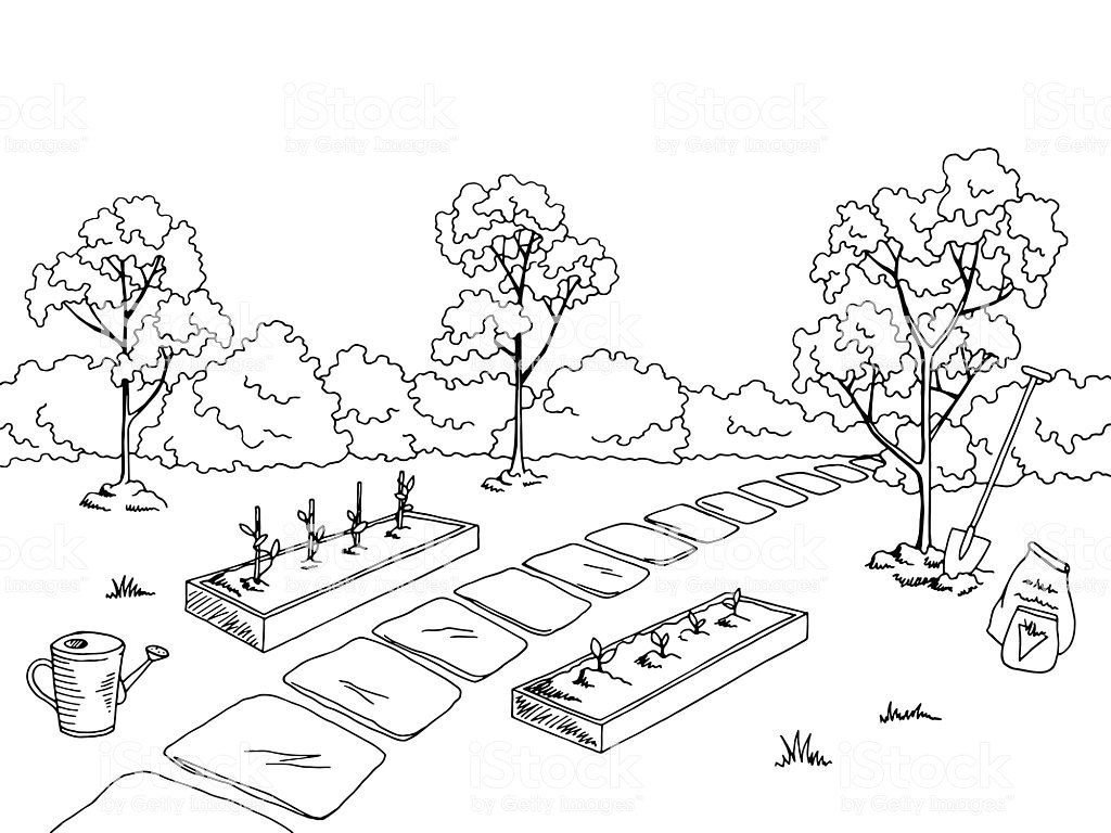 clipart garden black and white 20 free Cliparts | Download images on