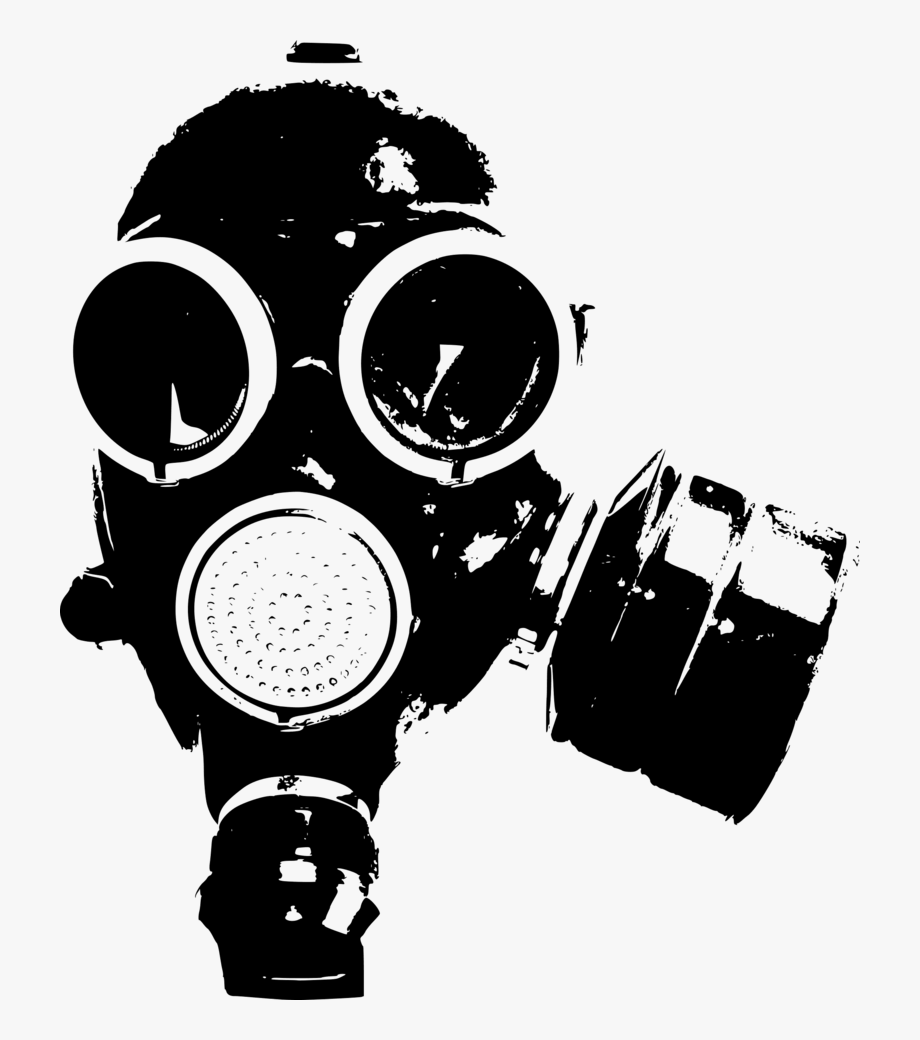 Biohazard Symbol Clipart Gas Mask.
