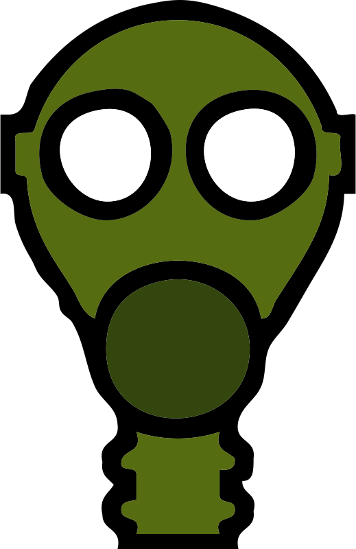 ww1 gas mask clipart