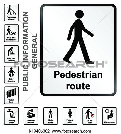 Clipart of General Information Signs k19405302.