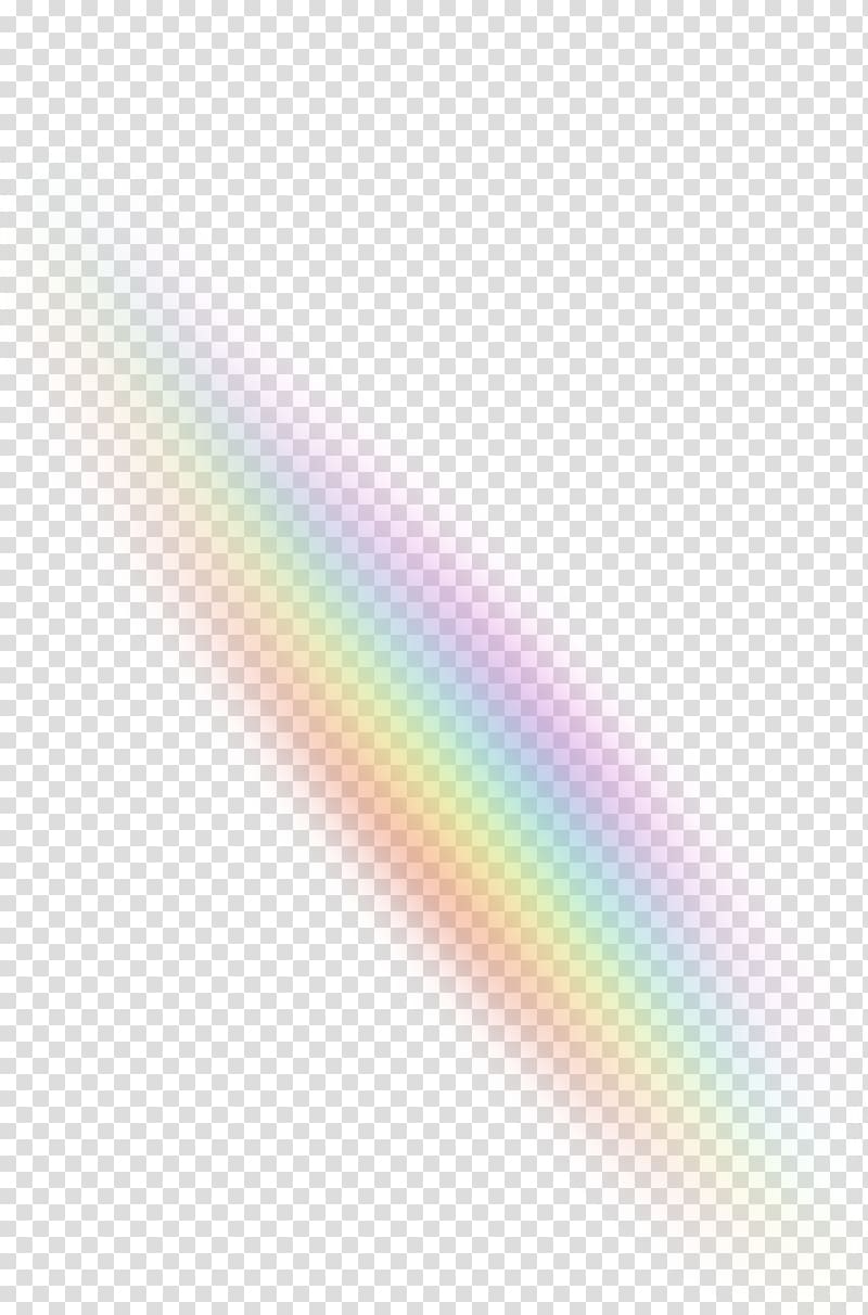 Rainbow Light Color Sky, Light effects transparent.