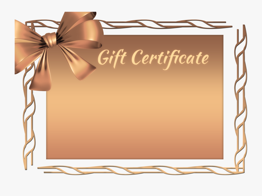 Gift Certificates Available Now , Free Transparent Clipart.