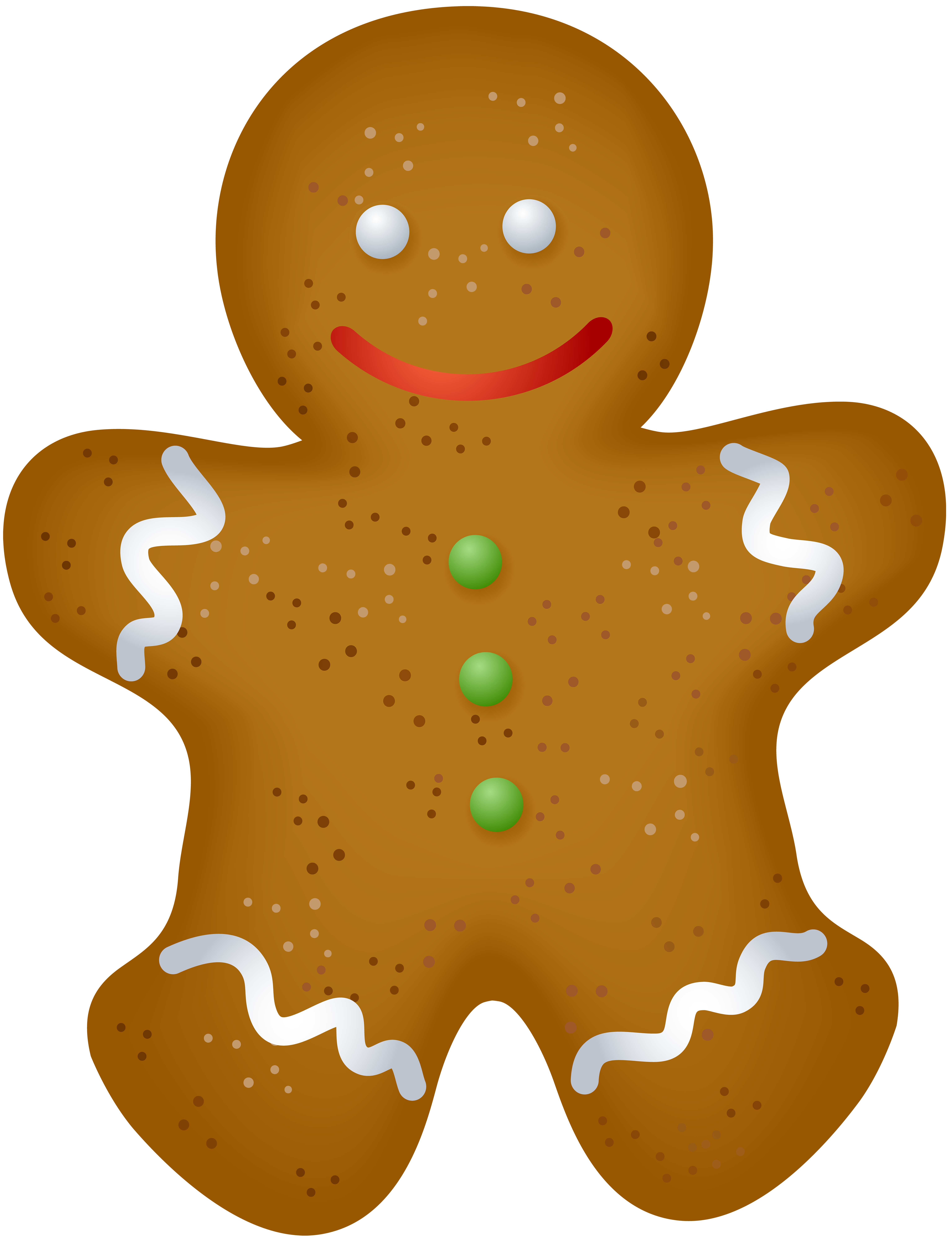 Christmas Gingerbread PNG Clip Art.