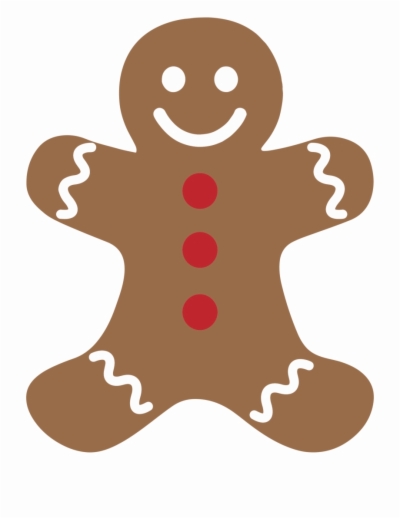 gingerbread man , Free clipart download.