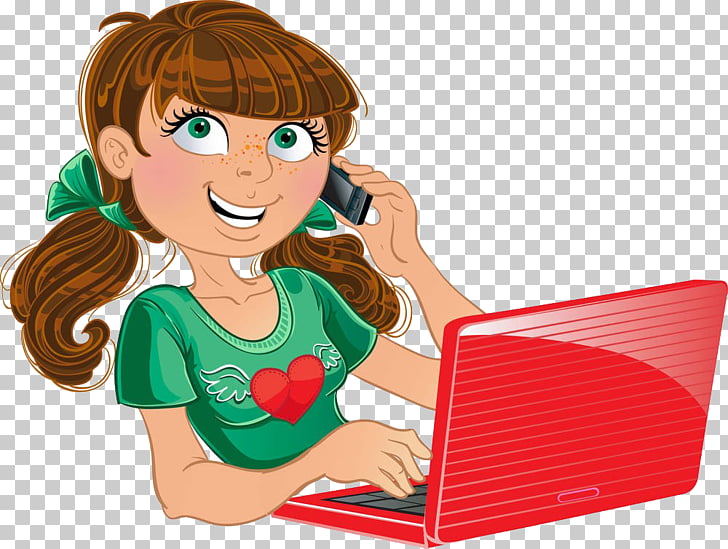 Mobile Phones Woman , Girl on the phone PNG clipart.
