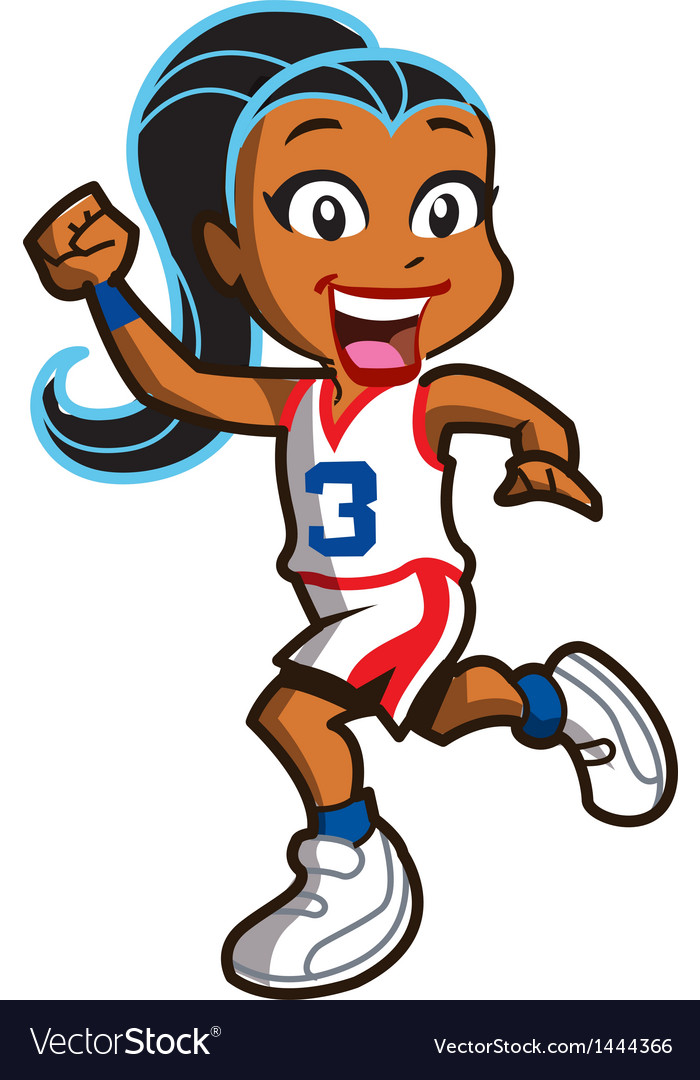 Girl Basketball Player.