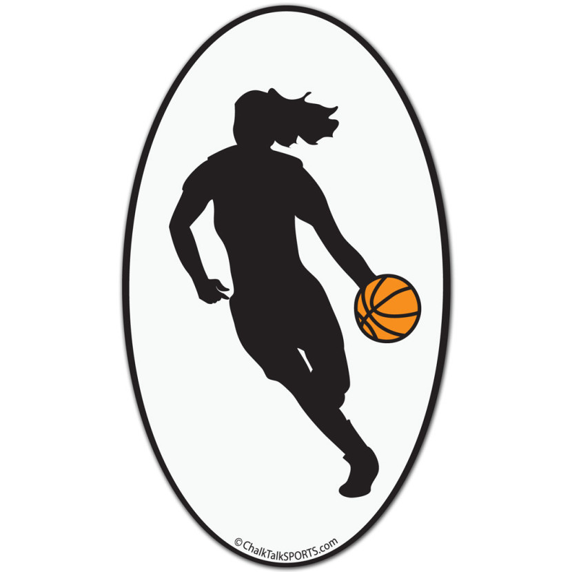 Girls basketball clip art.
