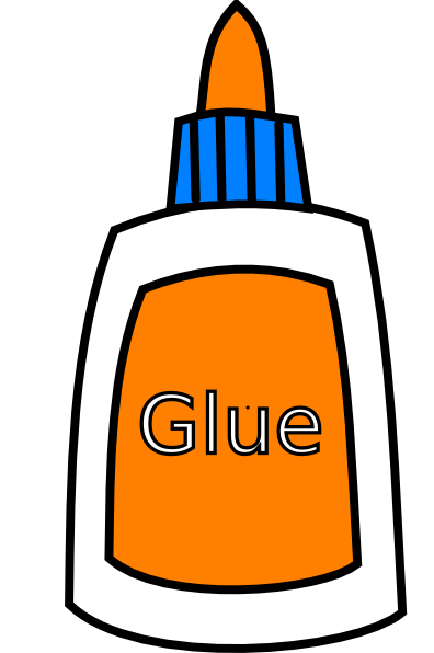 Glue Bottle Clipart.