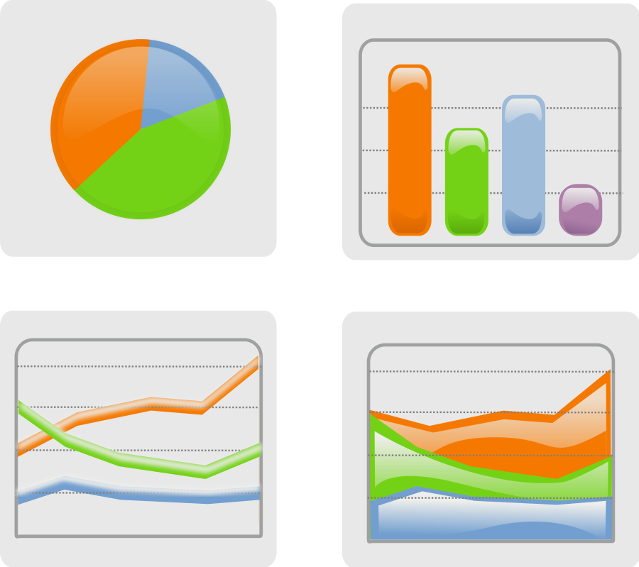 Chart Icon clipart.