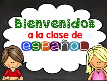 Bienvenidos A La Clase De Espanol Worksheets & Teaching.