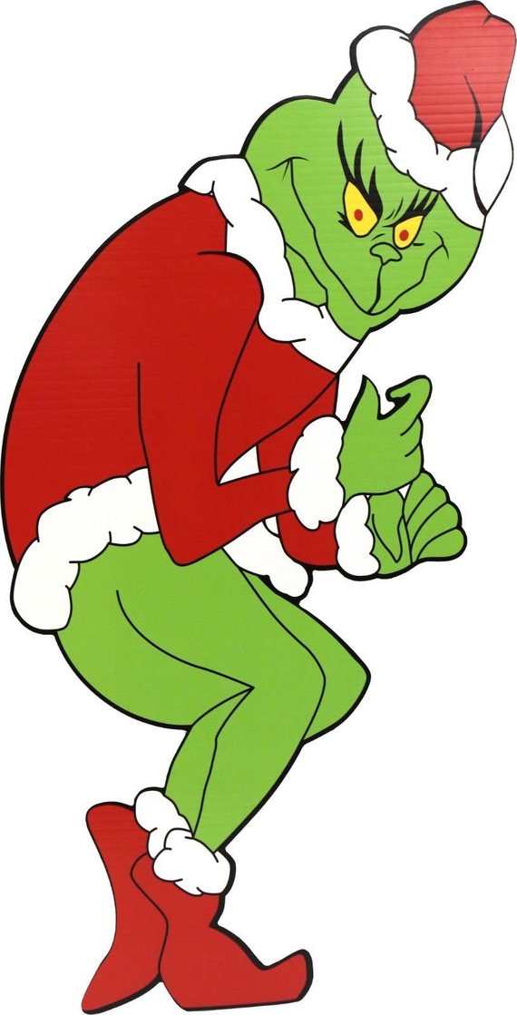 The Grinch Cut Out Template Printable