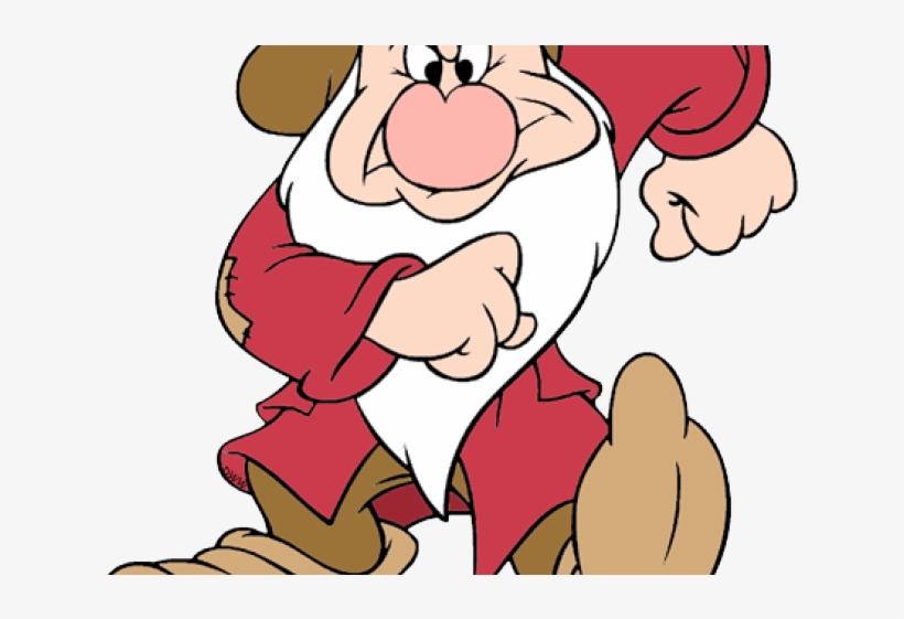 Snow White And The Seven Dwarfs Clipart Grouchy.