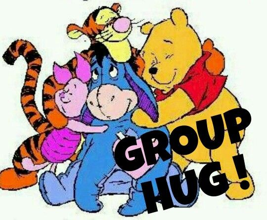 Group Hug Clipart.