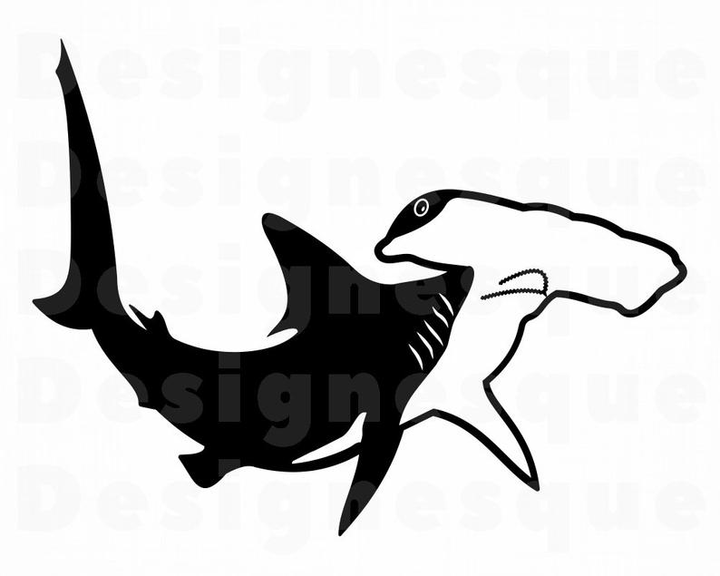 Free Free Hammerhead Shark Svg 708 SVG PNG EPS DXF File