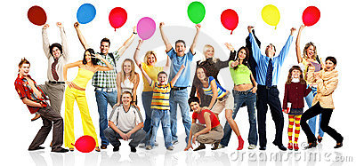 Group Of Happy People Clip Art.