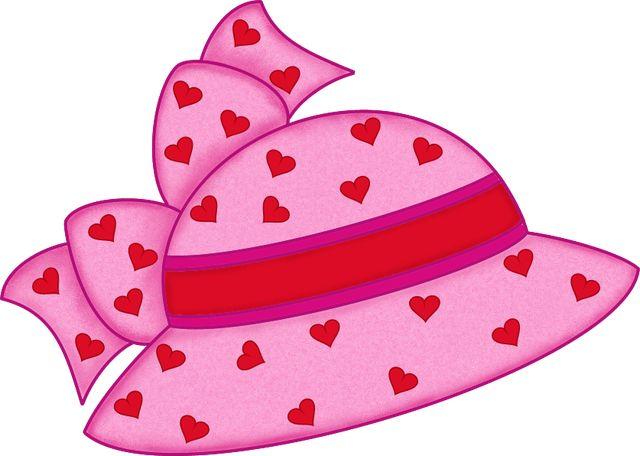 Pink Hat With Hearts Pink Hat Hats And Clip Art Free.