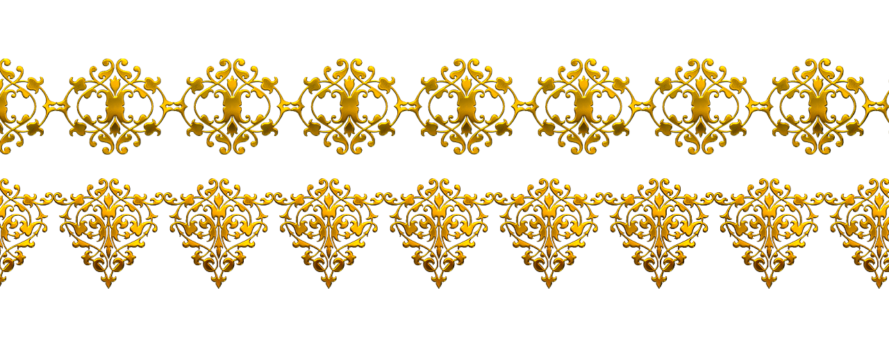 Download Vector Pattern Flower Golden Free Clipart HD HQ PNG.