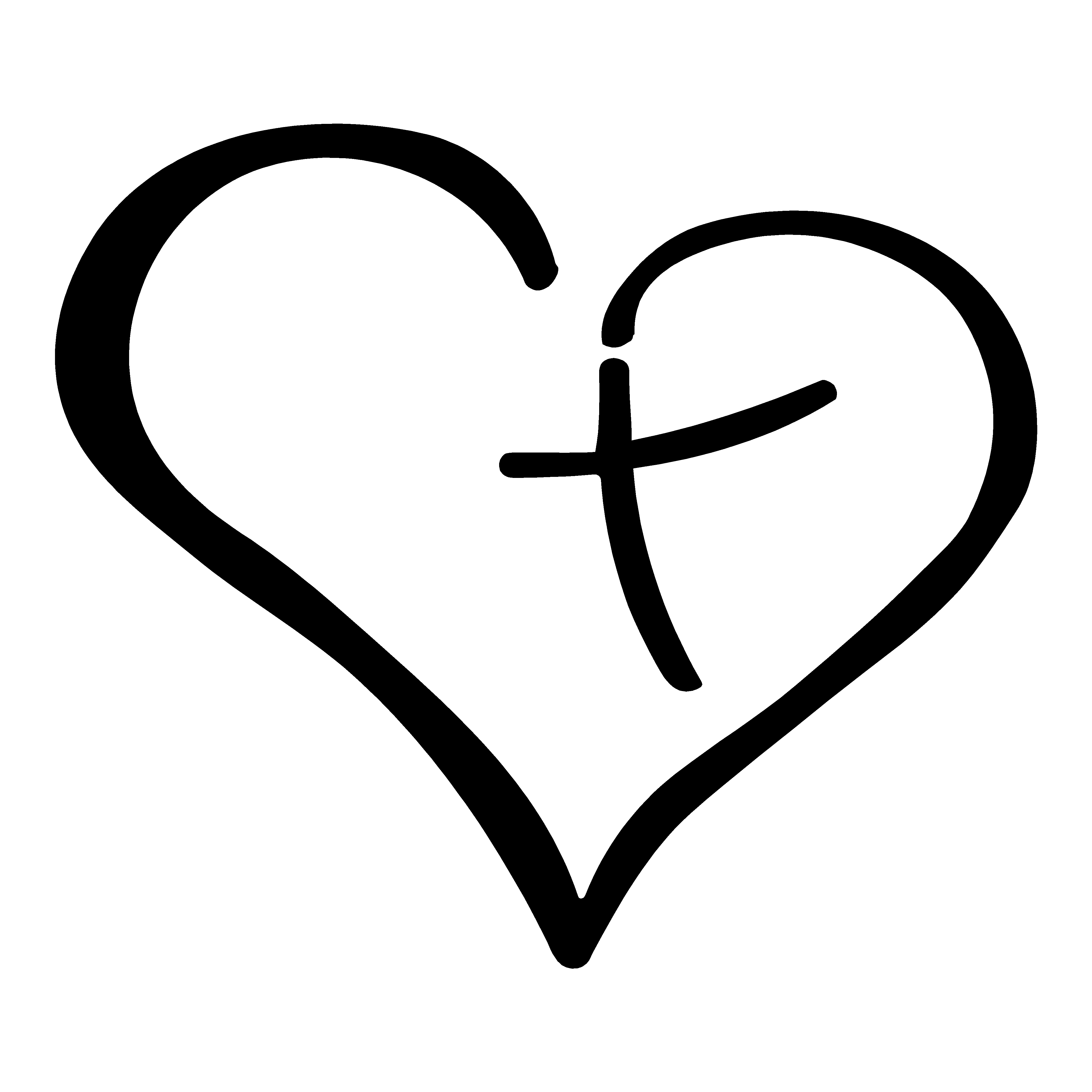 Символ сердечка. Сердце. Сердечко. Знак сердца. Сердце с крестом.