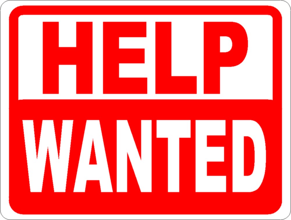 Clipart Help Wanted.