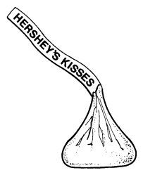 hershey kisses clip art.