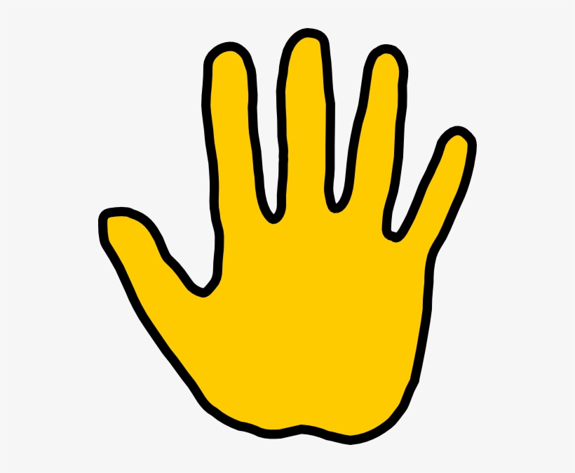 Vector Freeuse High Five Hand Clipart.