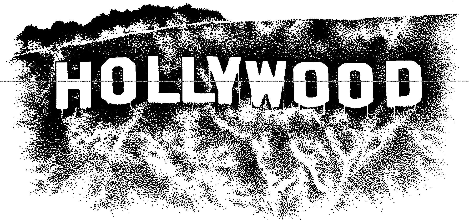 hollywood sign clipart.