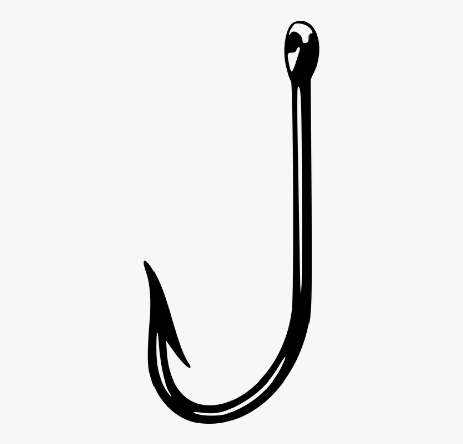 Fish Hook Clipart , Transparent Cartoon, Free Cliparts.