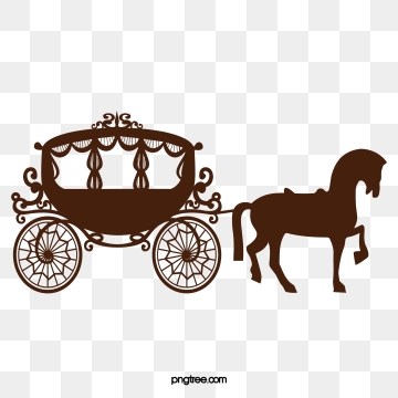 Carriage Horse PNG Images.