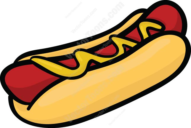 Hot Dogs Clipart.