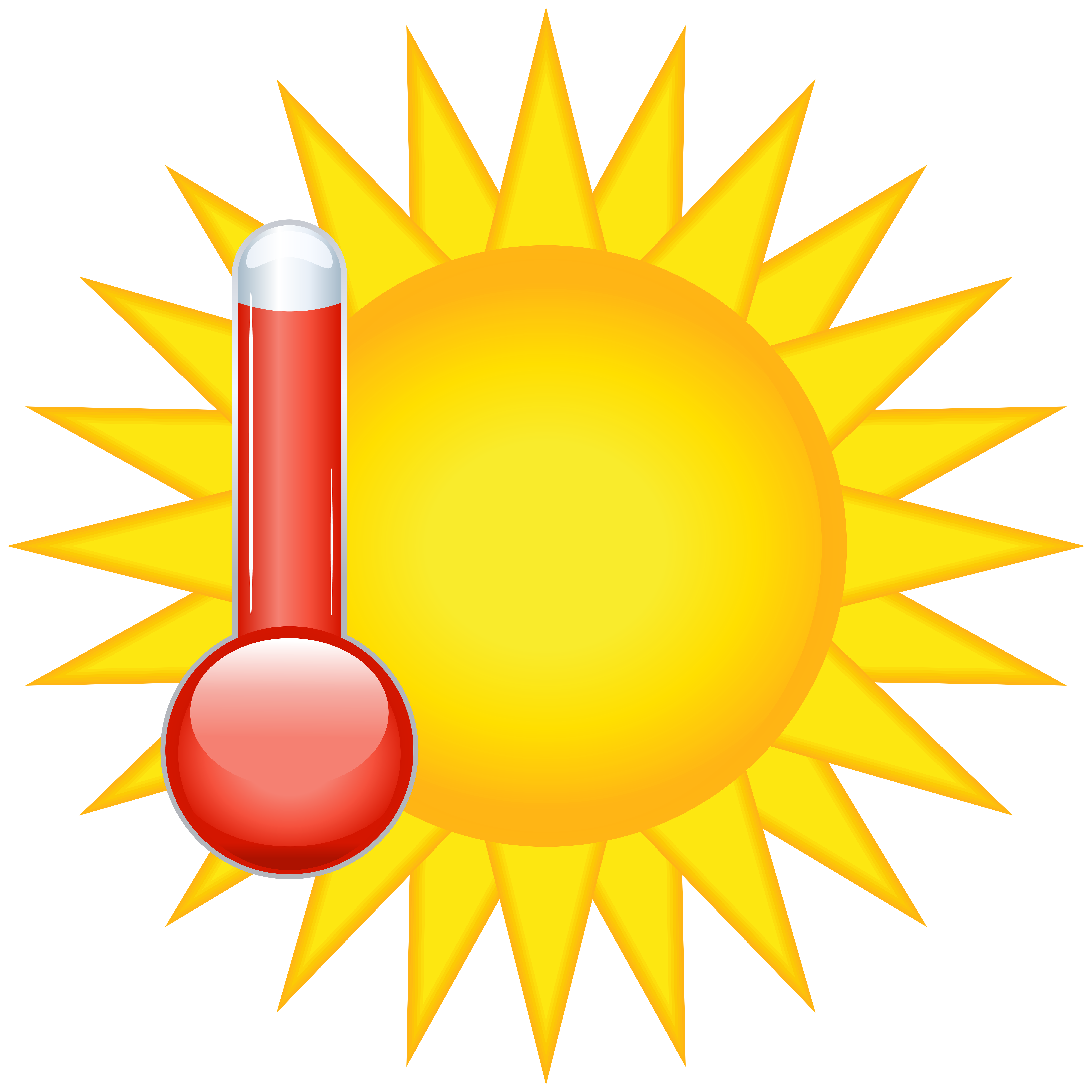 Hot Weather Icon PNG Clip Art.