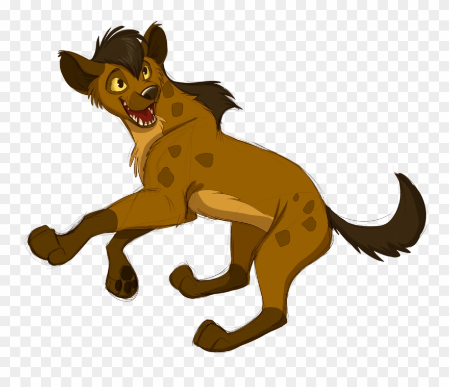 Drawn Hyena Clip Art.