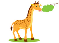 Free Giraffe Clipart.