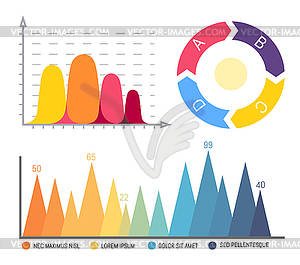 Pie Diagram, Infographics and Infocharts Data.