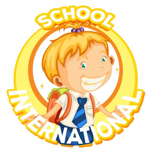 Logo design for international school.