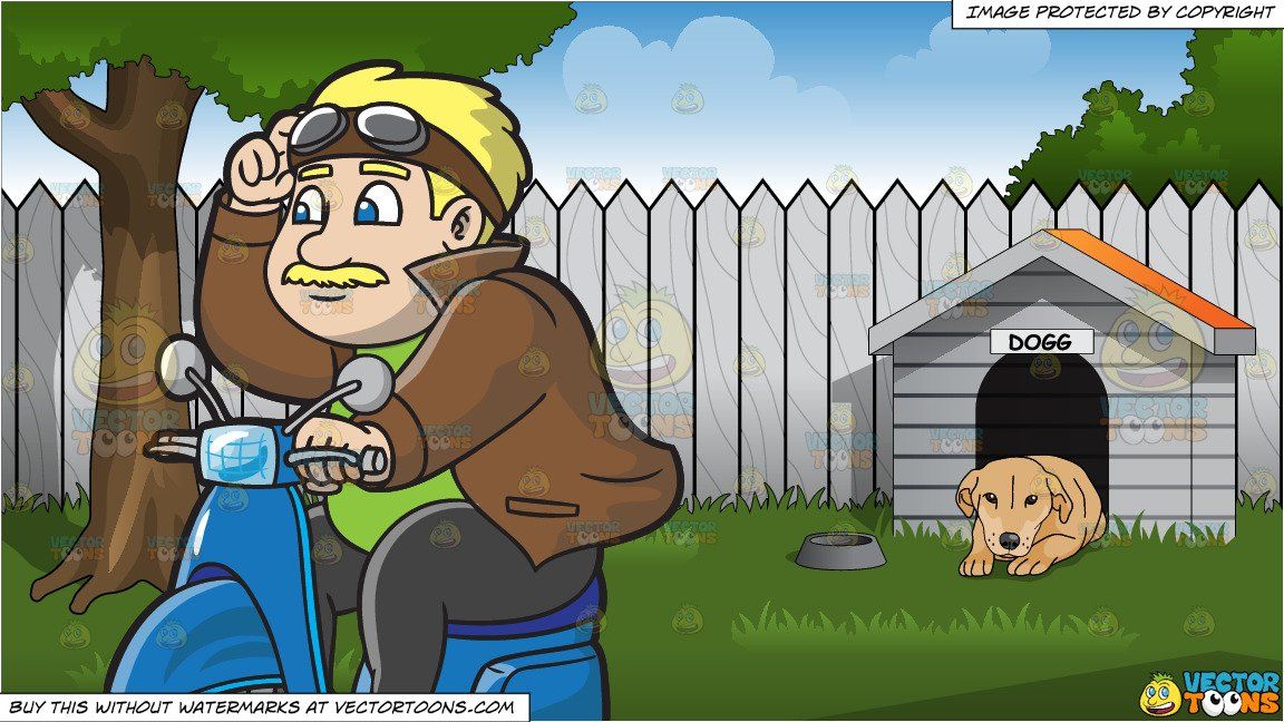 clipart #cartoon A Man Looking At Some Intriguing Stuff.
