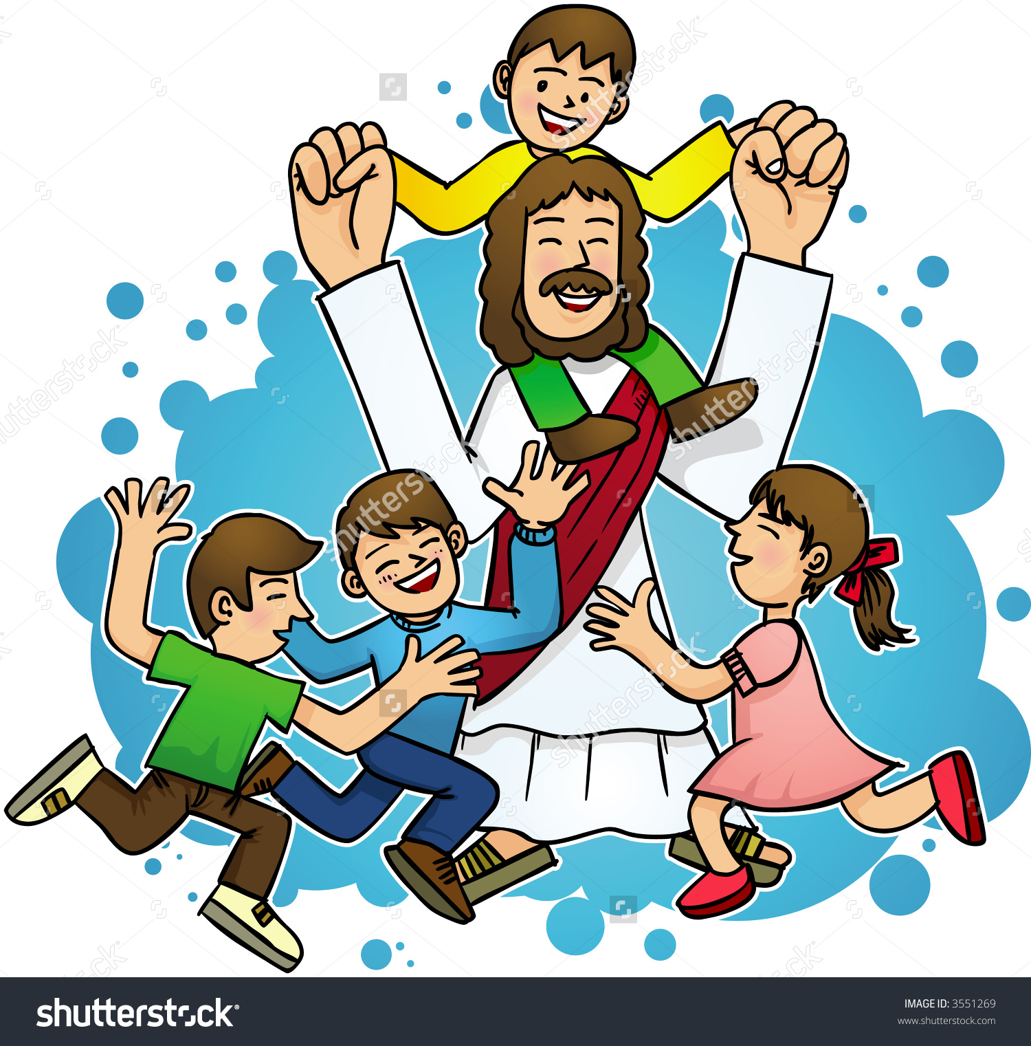 Jesus with children clipart 7 » Clipart Station.