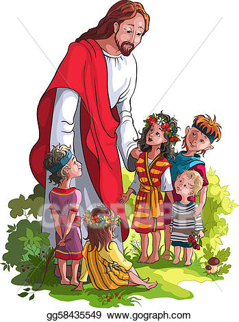 clipart jesus children 20 free Cliparts | Download images on Clipground ...