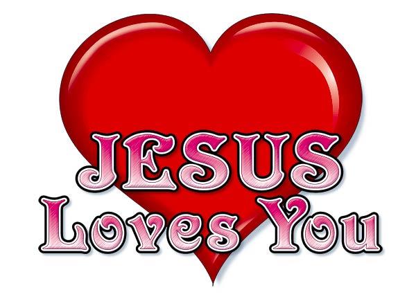Clipart Jesus Loves You.