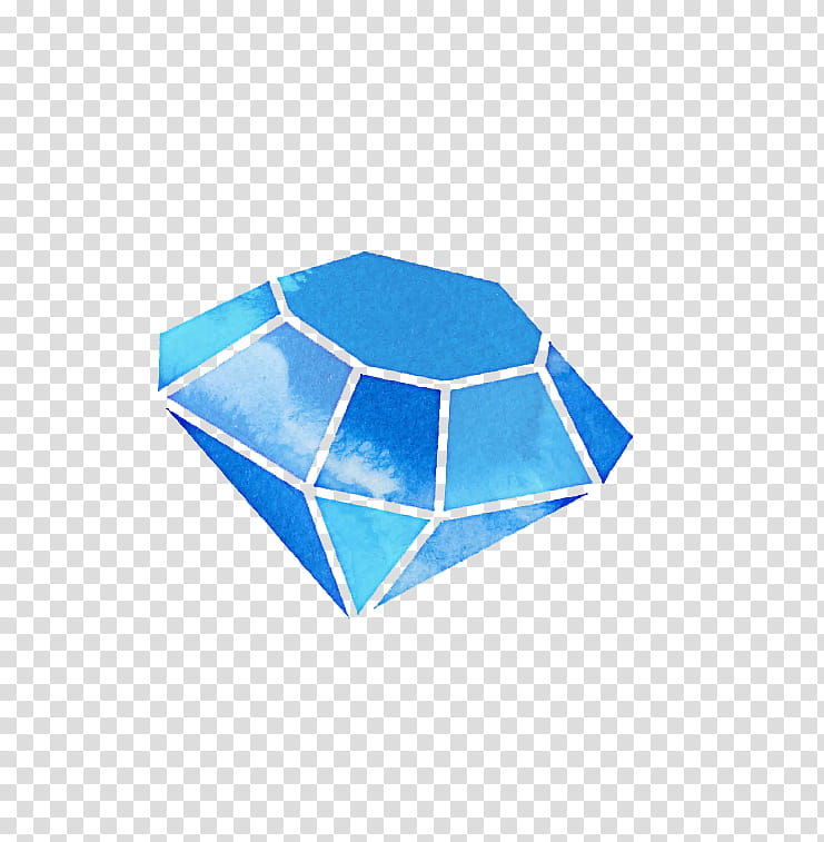 Jewels, blue diamond art illustration transparent background PNG.