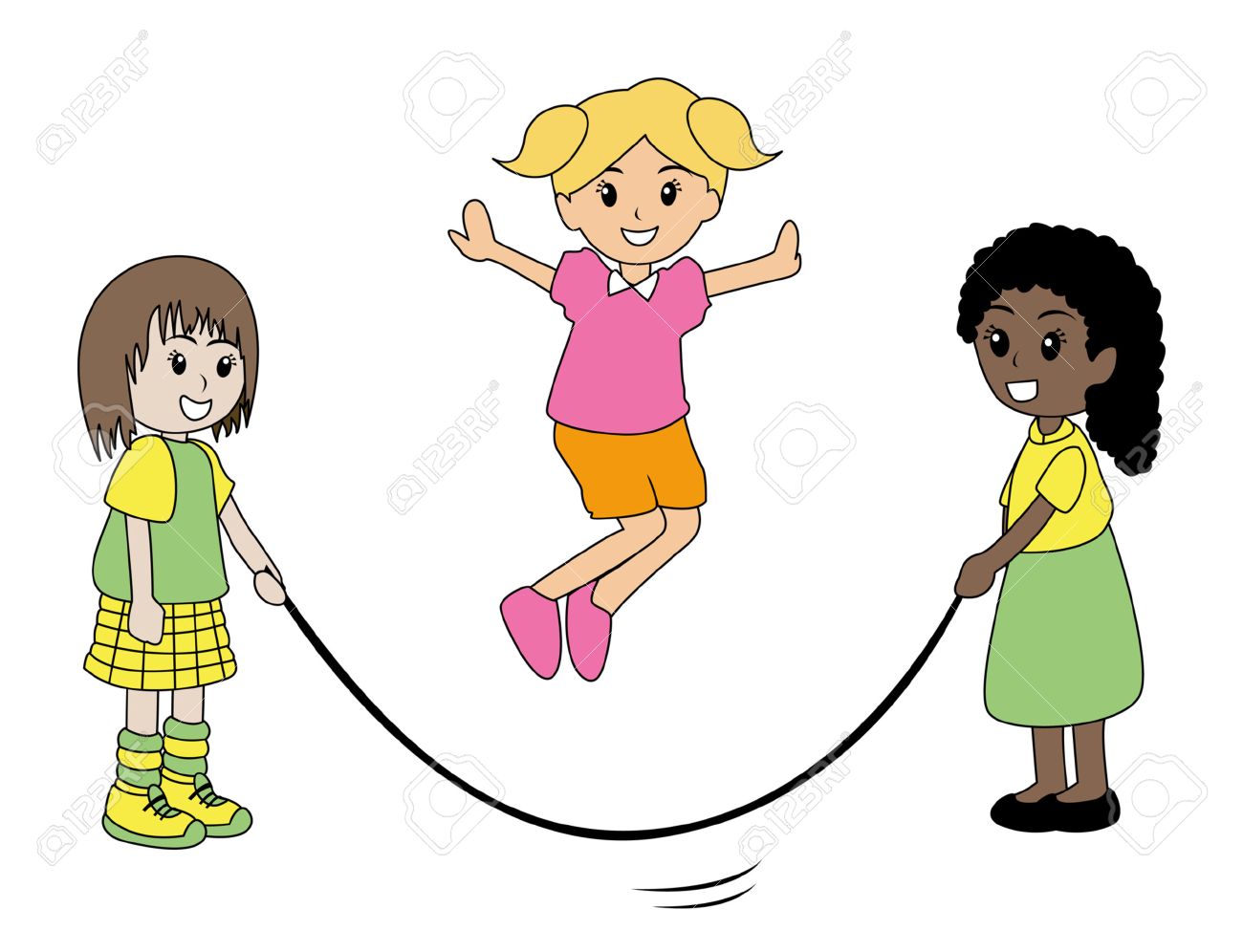 Jumping rope clipart 3 » Clipart Station.