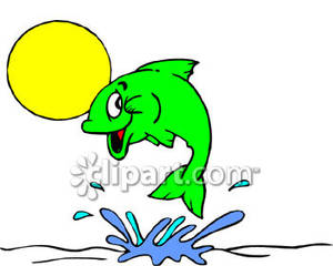 Jumping fish clipart 6 » Clipart Station.