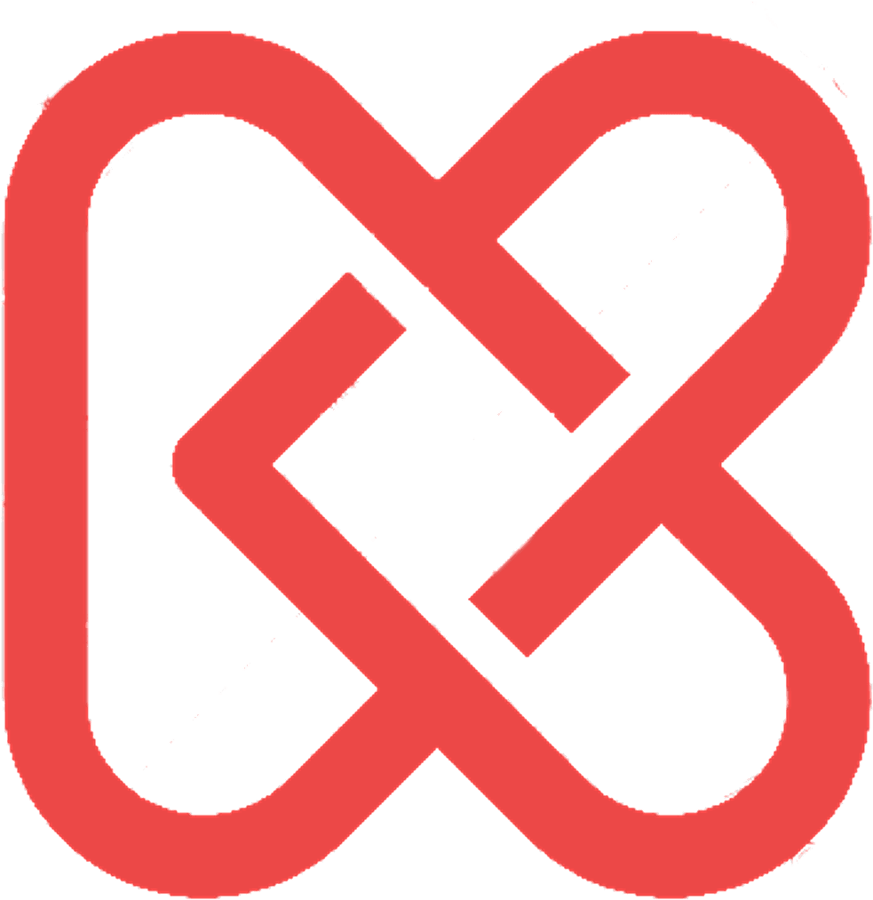 K Heart Logo Clipart.