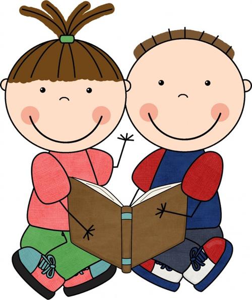 Child Reading Clipart Free.