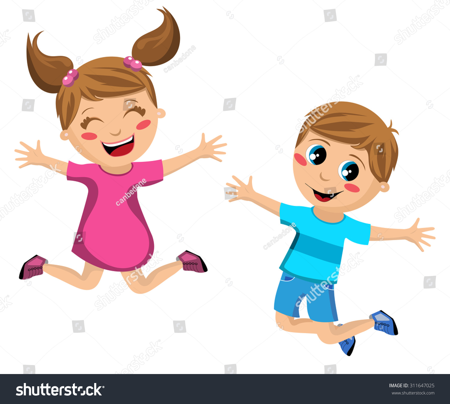 Kids jumping clipart 5 » Clipart Station.